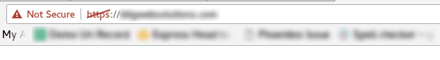 website not secure