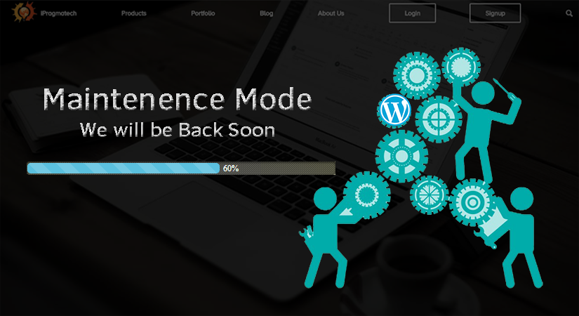 wordpress maintenance mode